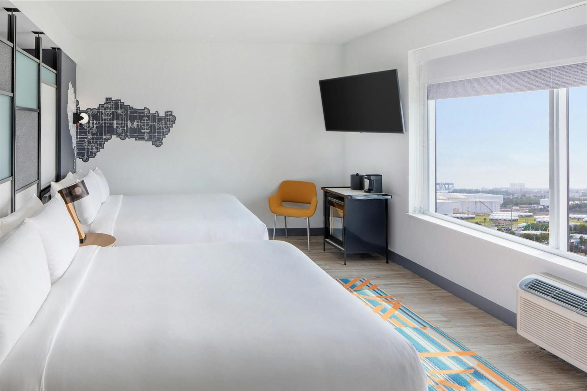 Chambre avec 2 Lits Queen-Size - Vue sur Ville