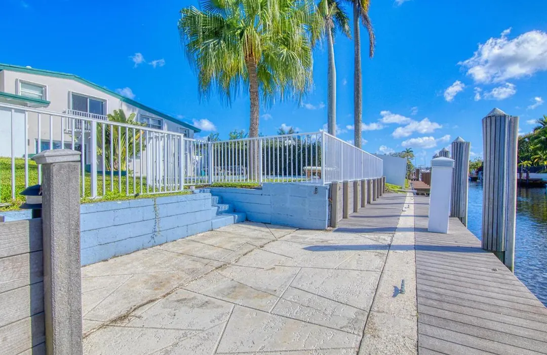 Waterfront Modern Villa With Heated Pool And Dock-1