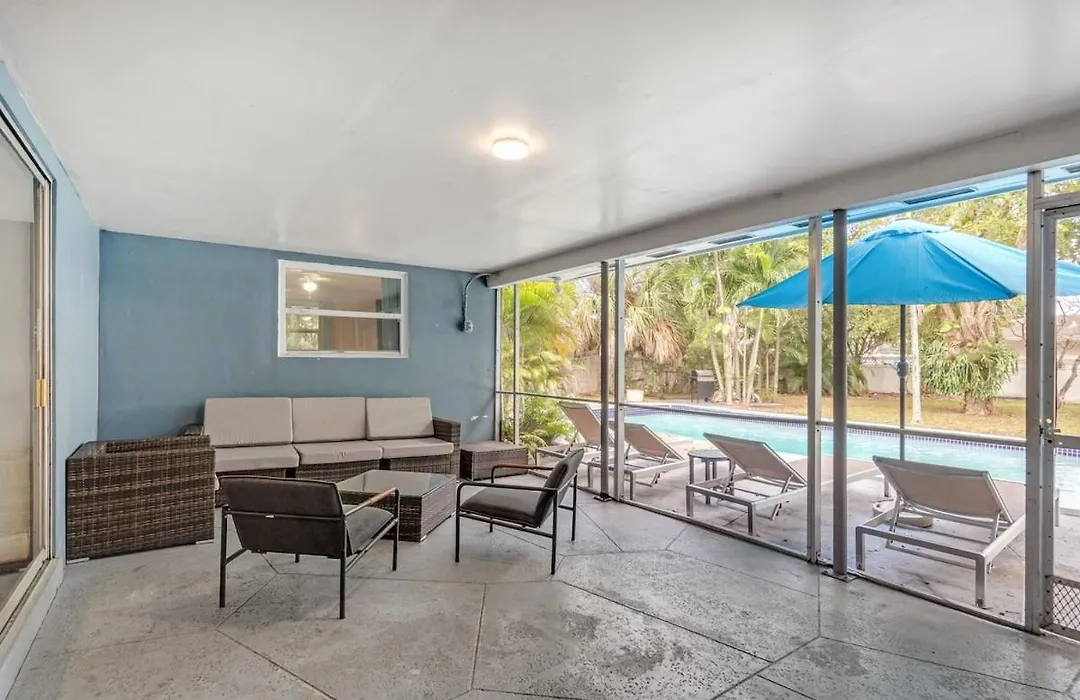 Tropical House 3 Bedrooms With Pool Oakland Park-1