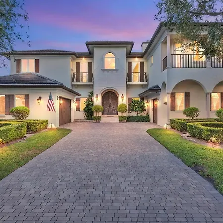 Luxury Home Villa D' Amore Southern Florida Paradise Sleeps 12 Villa-3