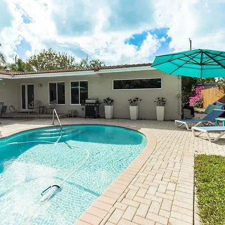 Spacious Fort Lauderdale Heated Pool House, Grill And Beach 2.9 Miles-3