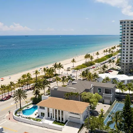Sea Breeze By Avantstay Across From Fort Lauderdale Beach Pool Out Door Dining Fire Pit-3
