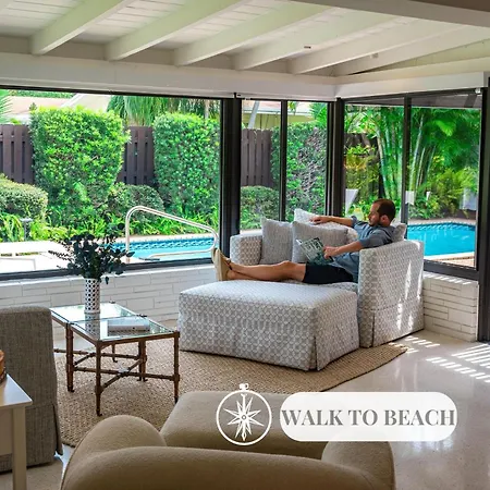 Boho Chic Heated Pool Walk To Beach Escapism At Its Finest Coconut Key H0Mes-3