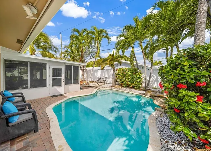 3Bdr Villa-Heatedpool-6Minft.Lauderdale Beach-8Ppl