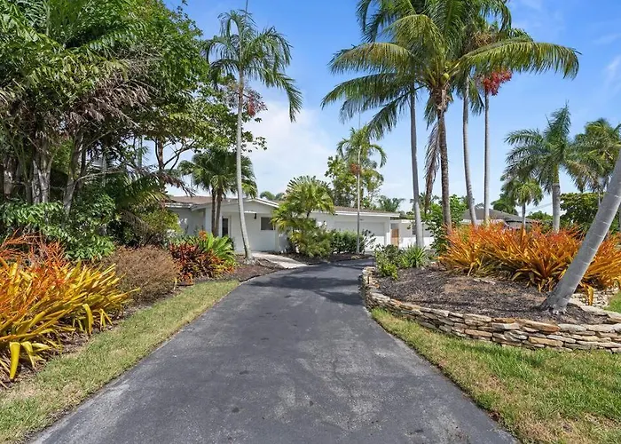 Huisdiervriedelijke Waterfront-Heated Pool-Mini Golf-Game Room-2Mi Beach Fort Lauderdale