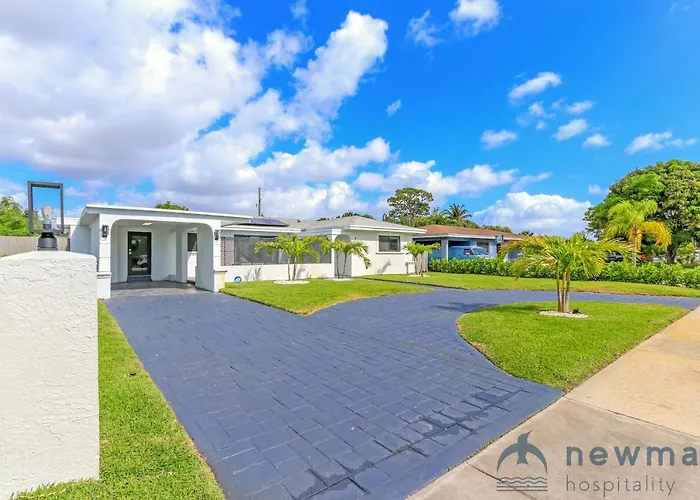Workfriendly Home, Private Pool Fort Lauderdale que aceita animais de estimação