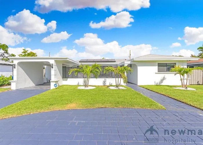 Workfriendly Home, Private Pool Fort Lauderdale que aceita animais de estimação