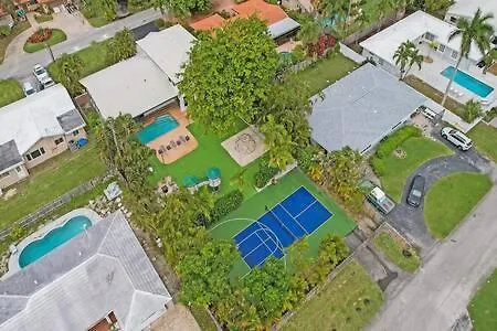 Huisdiervriedelijke Getaway By The Sea 6Br Pool Gameroom Pickleball Ct Fort Lauderdale