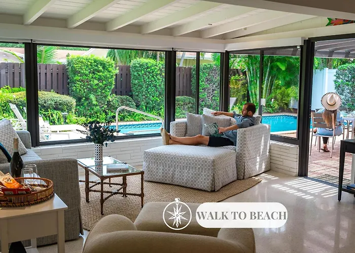 Boho Chic Heated Pool Walk To Beach Escapism At Its Finest Coconut Key H0Mes Fort Lauderdale admite animales